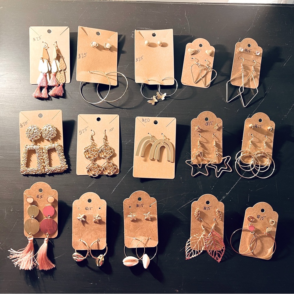 Gold Tone Earrings